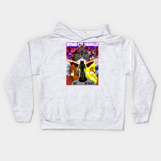 Reynard City Chronicles Issue 6 cover Kids Hoodie by Reynard City